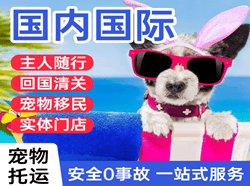锦州湾航空邮寄国际宠物托运 【国